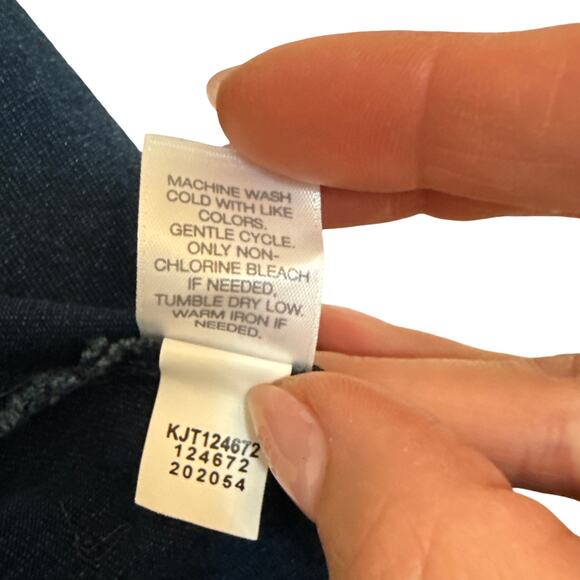 Pure Jill Indigo Wrap Hooded Cardigan indigo Women’s Petite XL - Picture 9 of 13